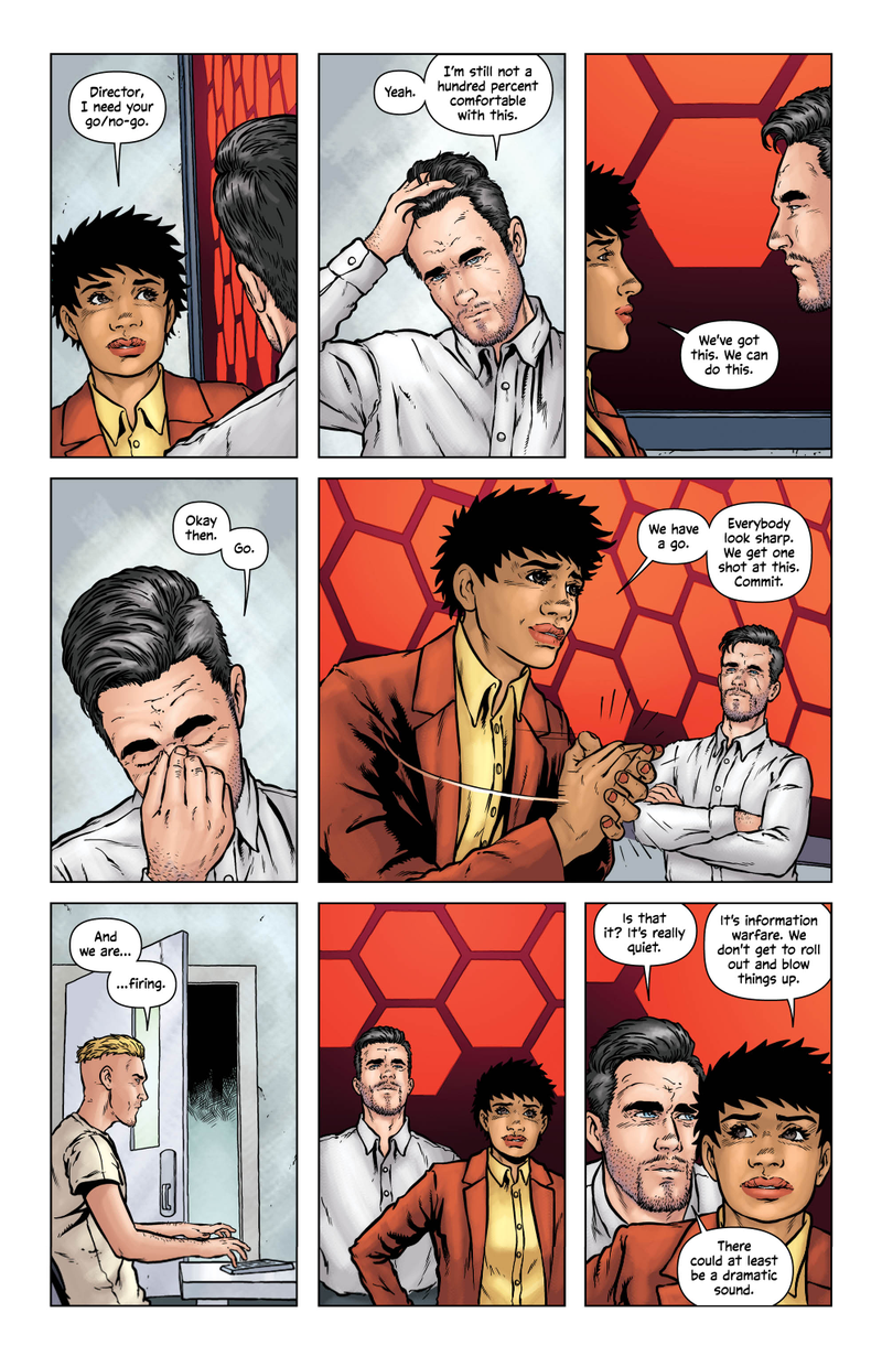 Illustration for article titled Opening shots of war are fired in this The Wild Storm #12 exclusive